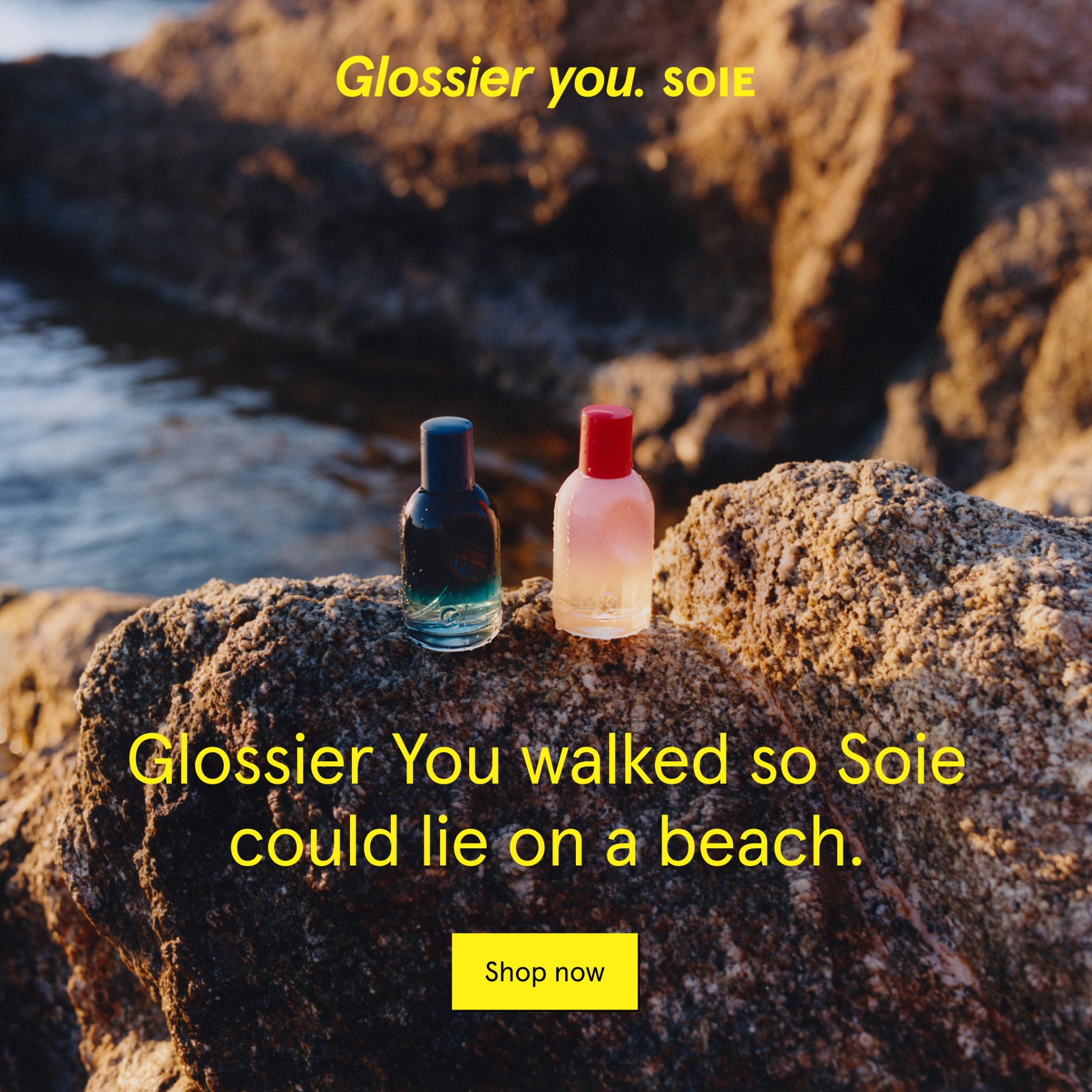 Glossier Facebook ad