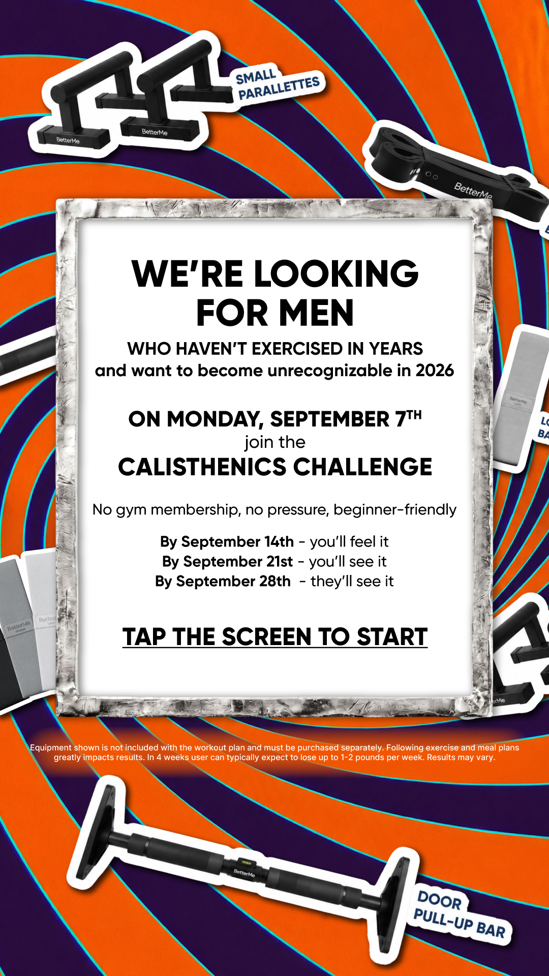 BetterMe Men Facebook ad