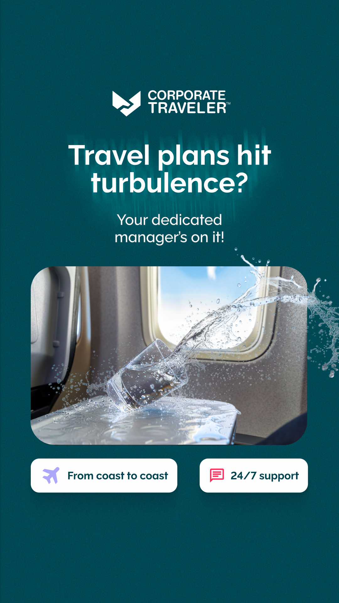 Corporate Traveler USA Facebook ad