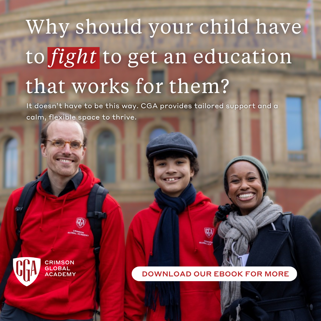 Crimson Global Academy Facebook ad: See the Difference the Right School Can Make