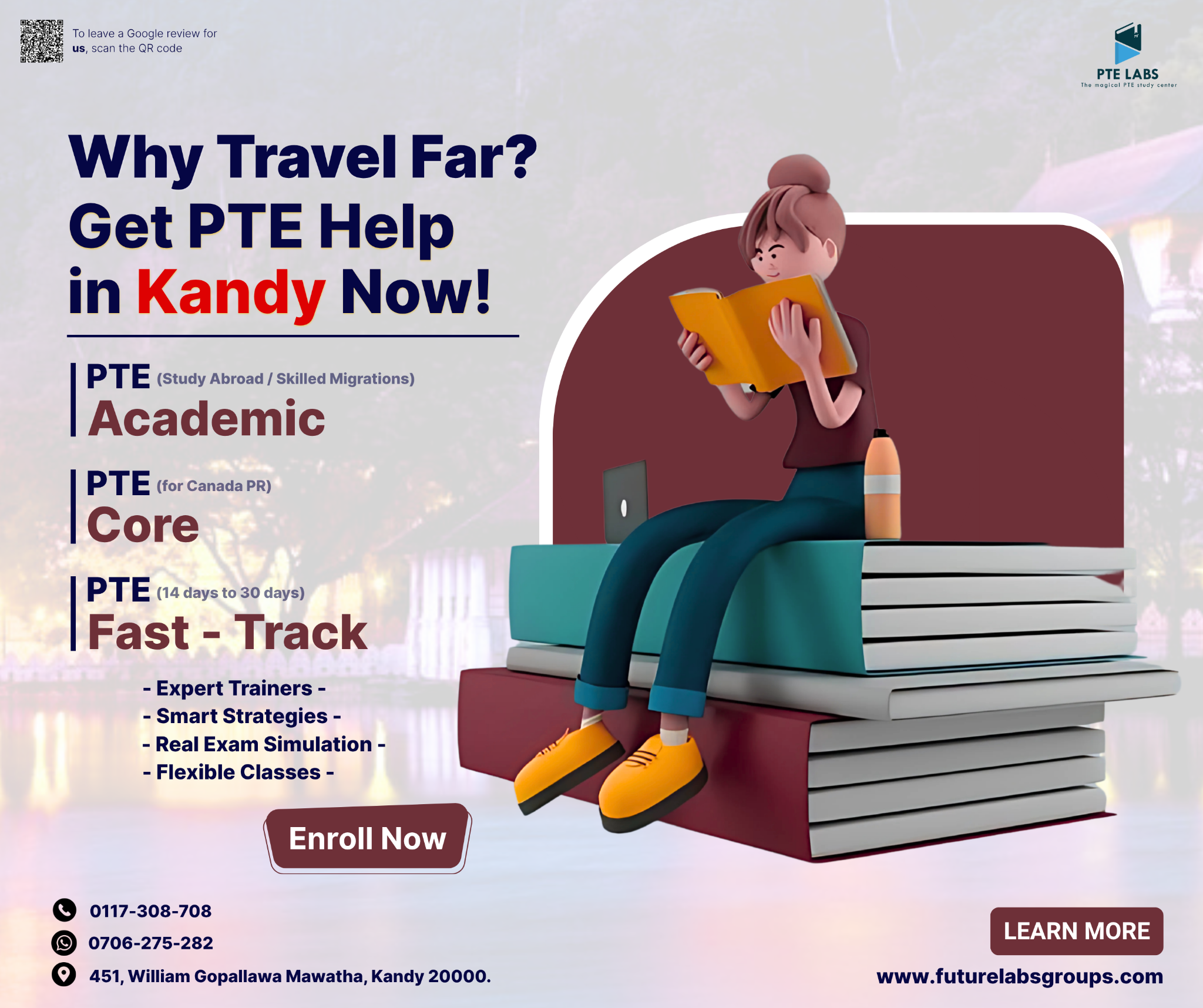 PTE LABS Facebook ad: Chat with us