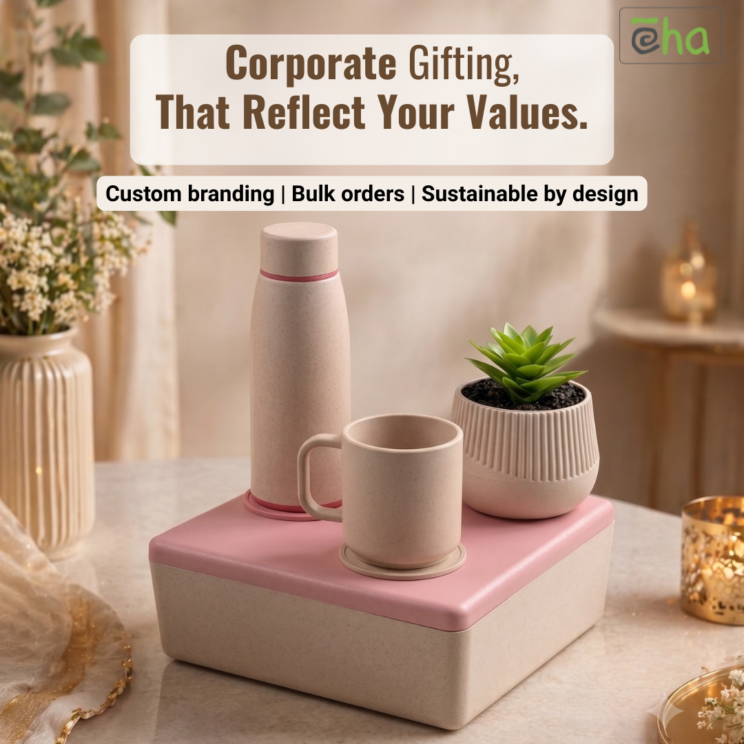 Eha.eco B2B Facebook ad: Premium Sustainable Corporate Gifts