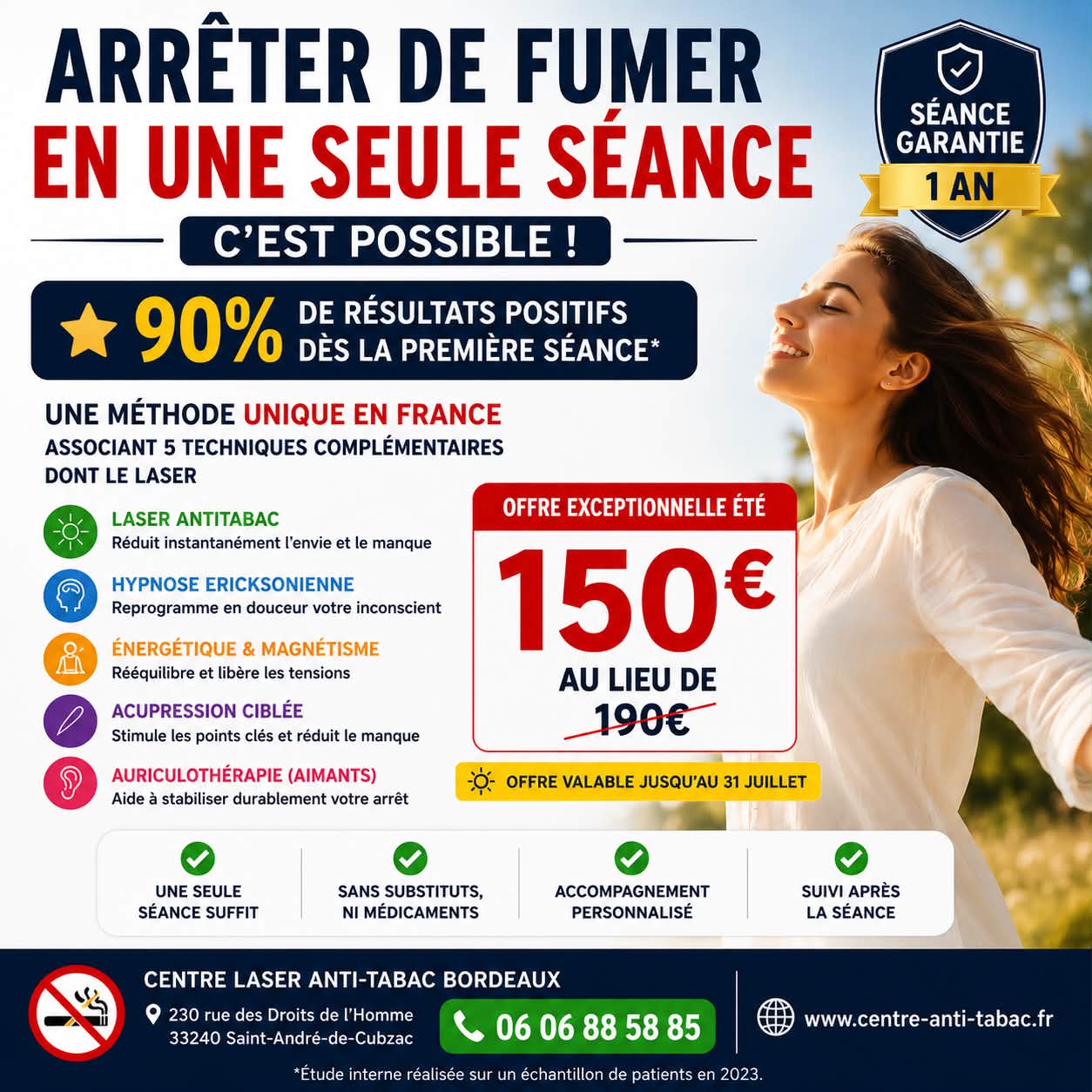 Équilibre et bien-être thérapeutique  Facebook ad