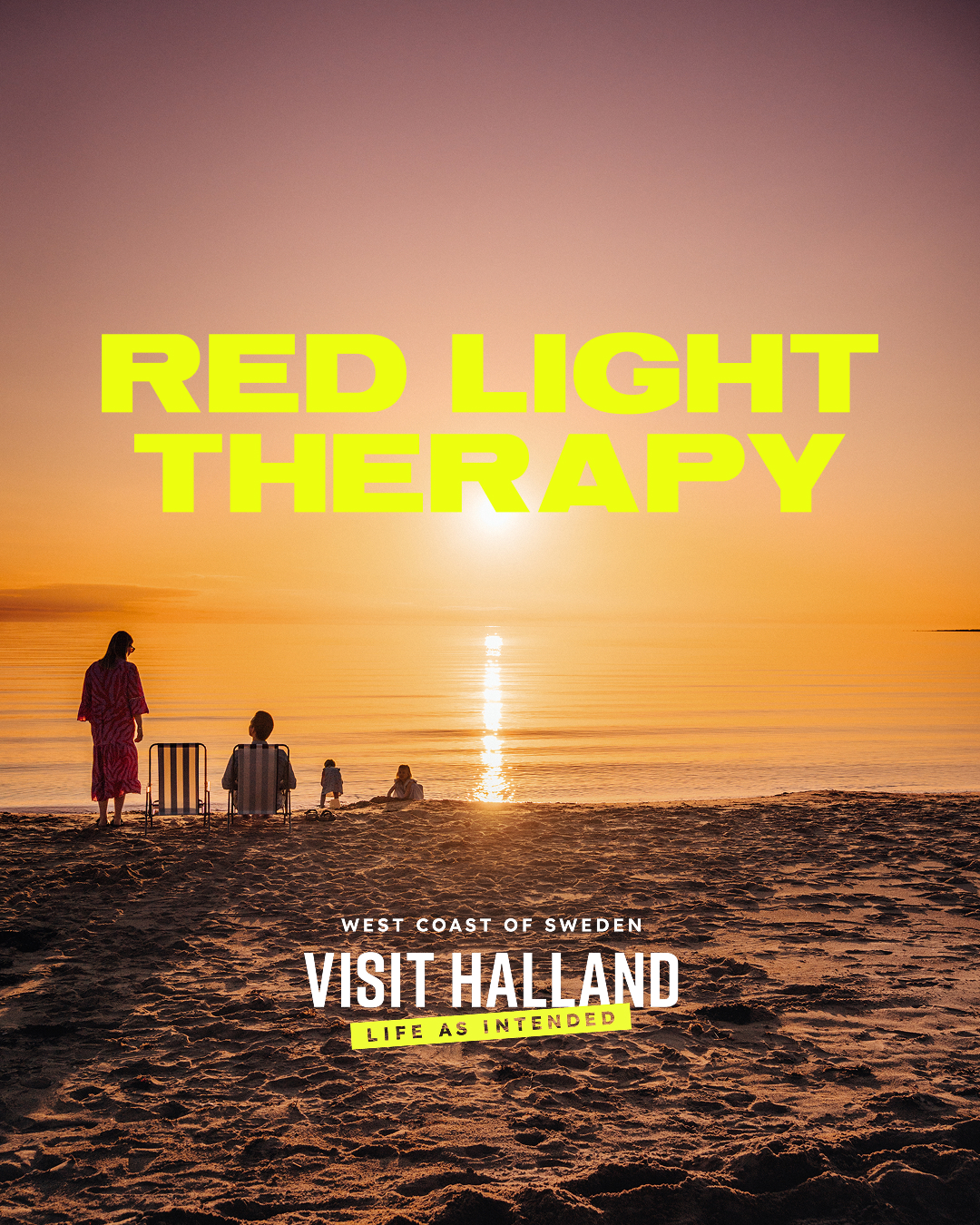 Visit Halland Facebook ad: Långevity ist nichts, was man tut, es ist…