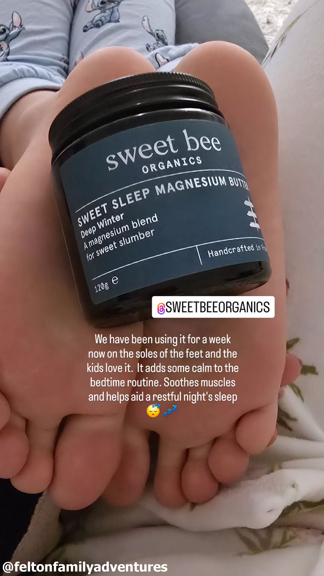Sweet Bee Organics Facebook ad