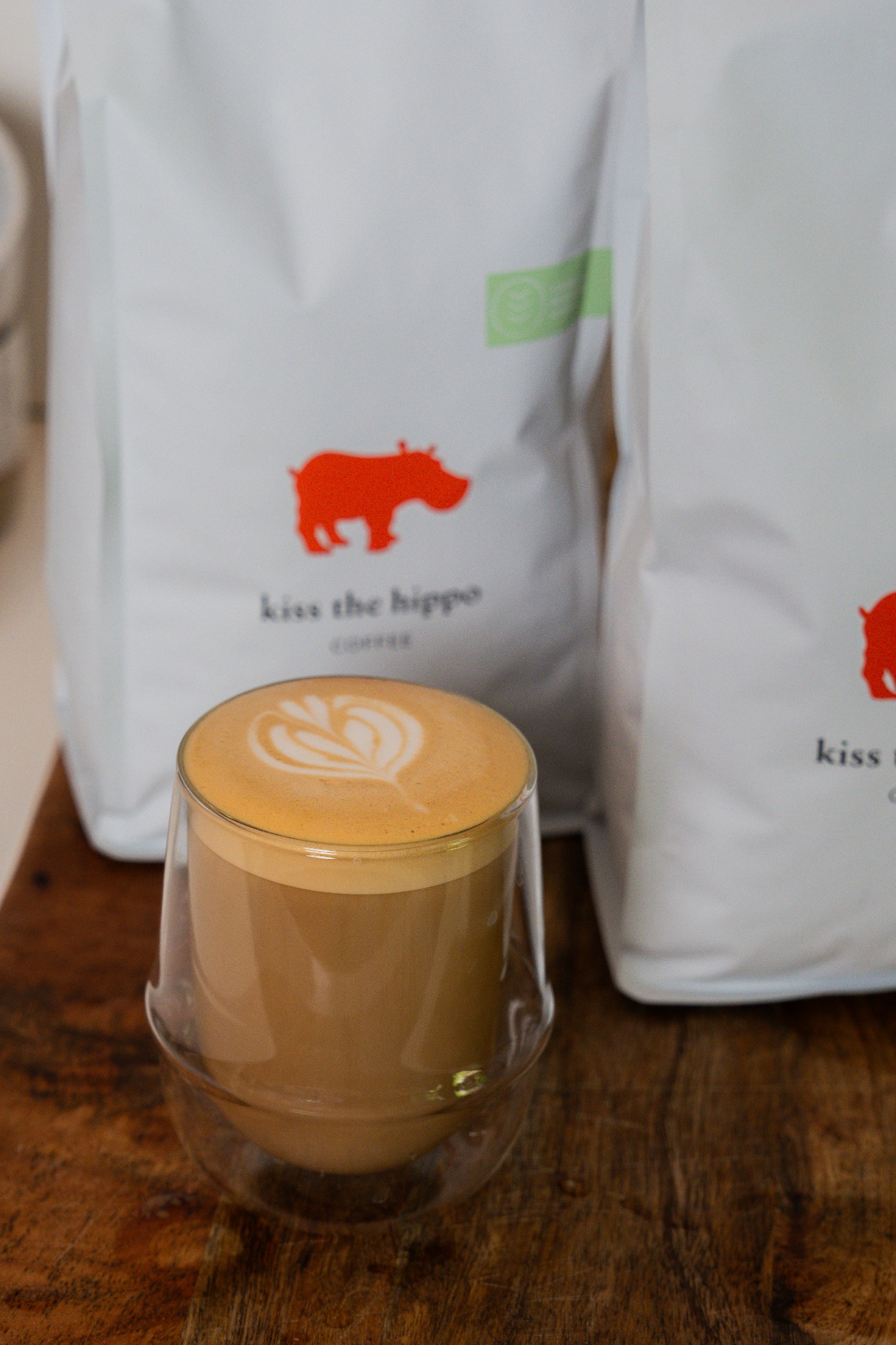 Kiss the Hippo Coffee Facebook ad