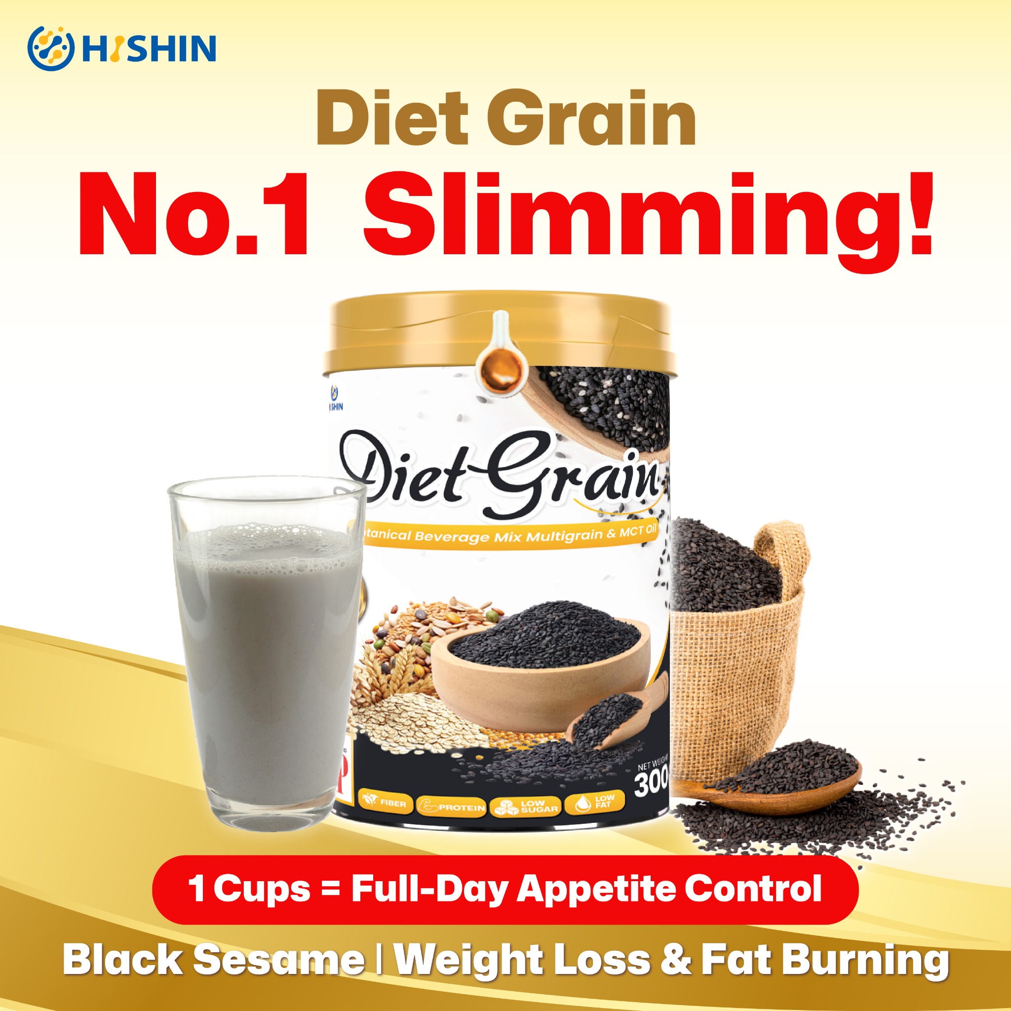 DietGrain - 黑食瘦身 Facebook ad
