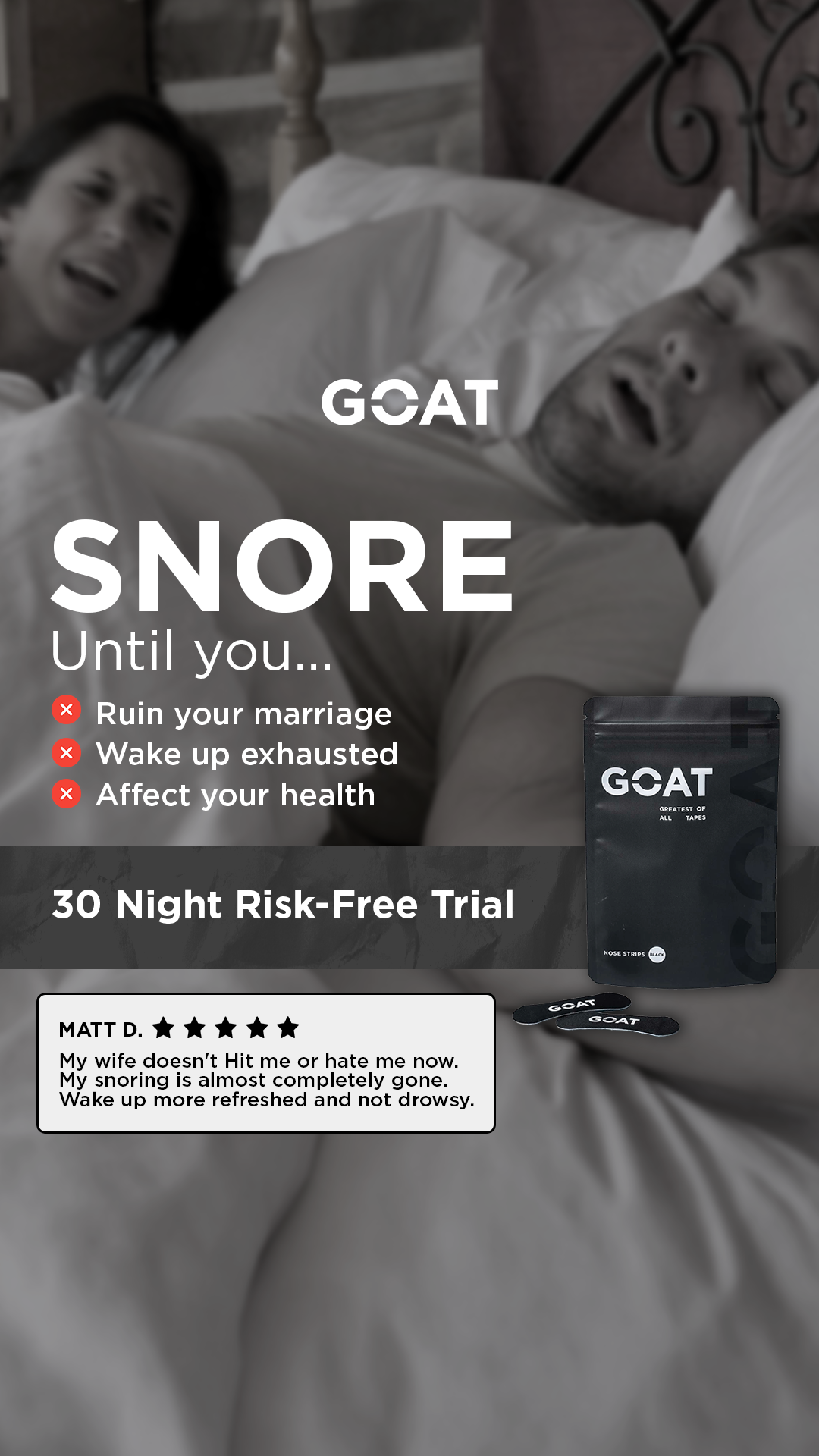 The GOAT  Facebook ad