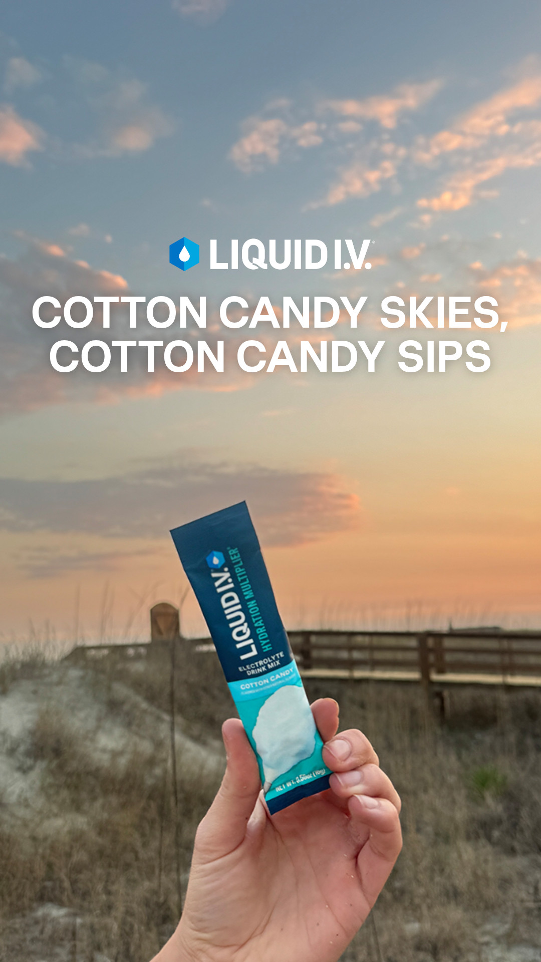 Liquid I.V. Facebook ad: Hydration for the Next Wave