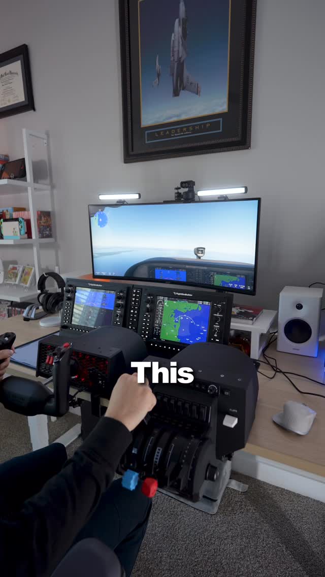 FlightSimBuilder Facebook ad: Take your IFR training to the next level.