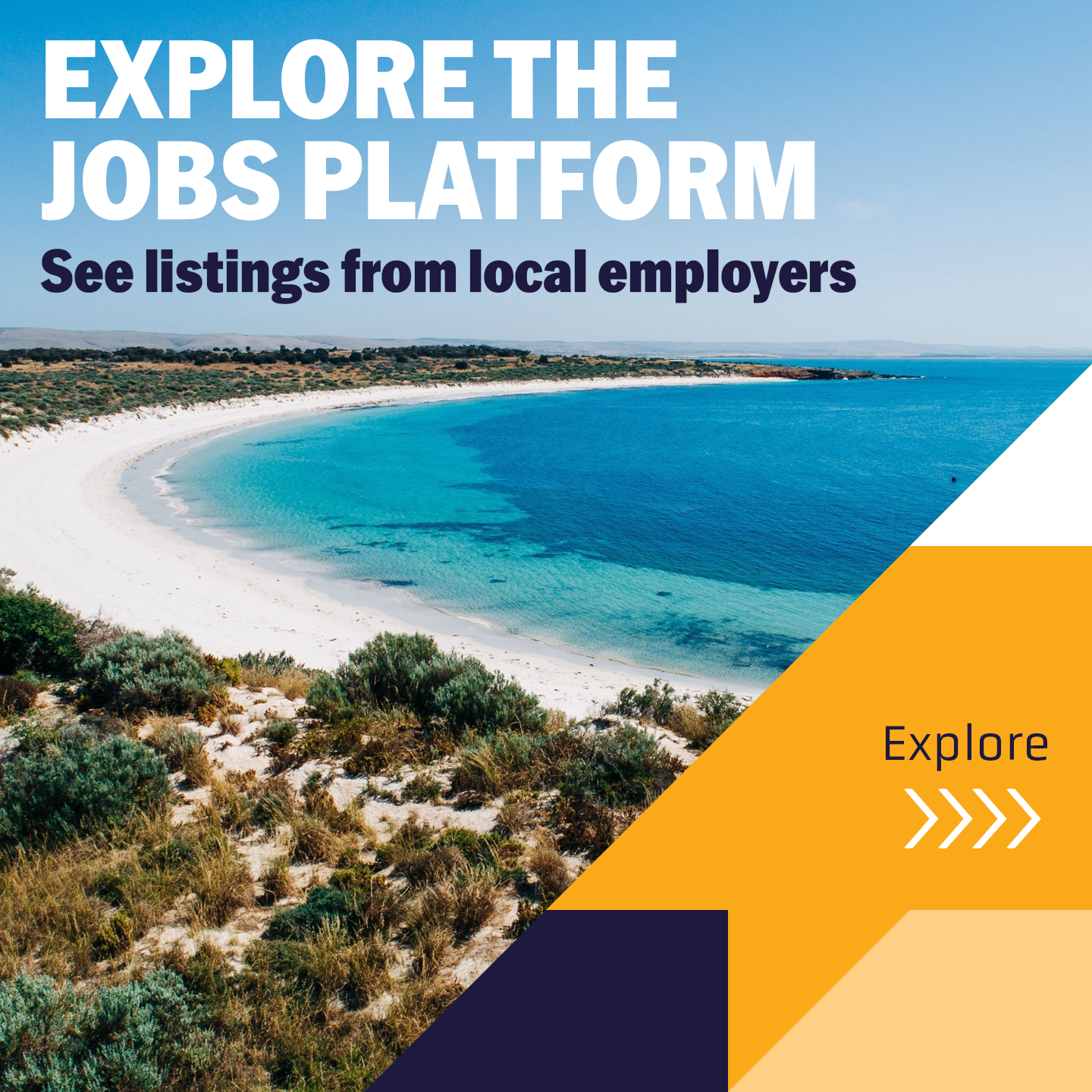 Department of State Development Facebook ad: Explore a range of free and personalised services…