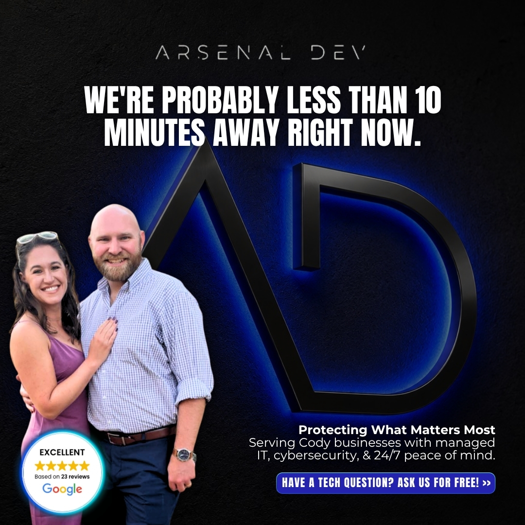 Arsenal Dev Managed Services Facebook ad: Talk To Us