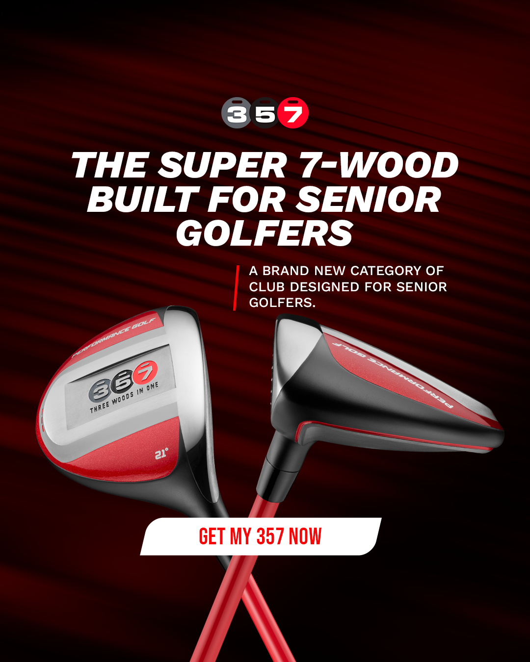 Performance Golf Facebook ad