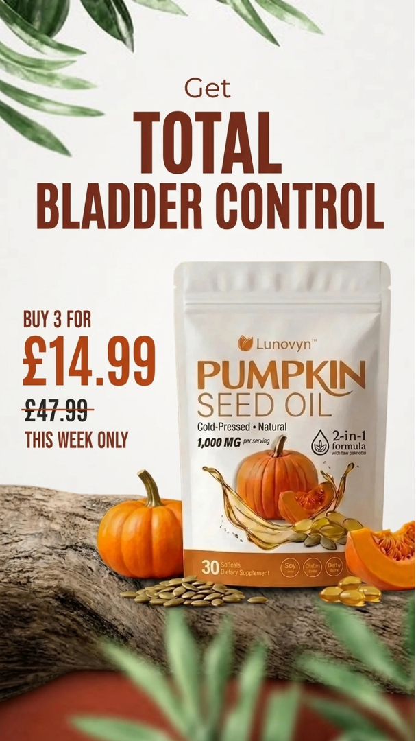 Lunovyn Facebook ad: Explore the Natural Power of Pumpkin Seed Oil Today!