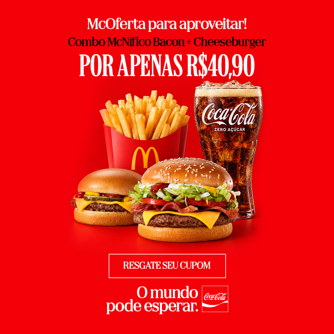 Coca-Cola Facebook ad: Combo com desconto
