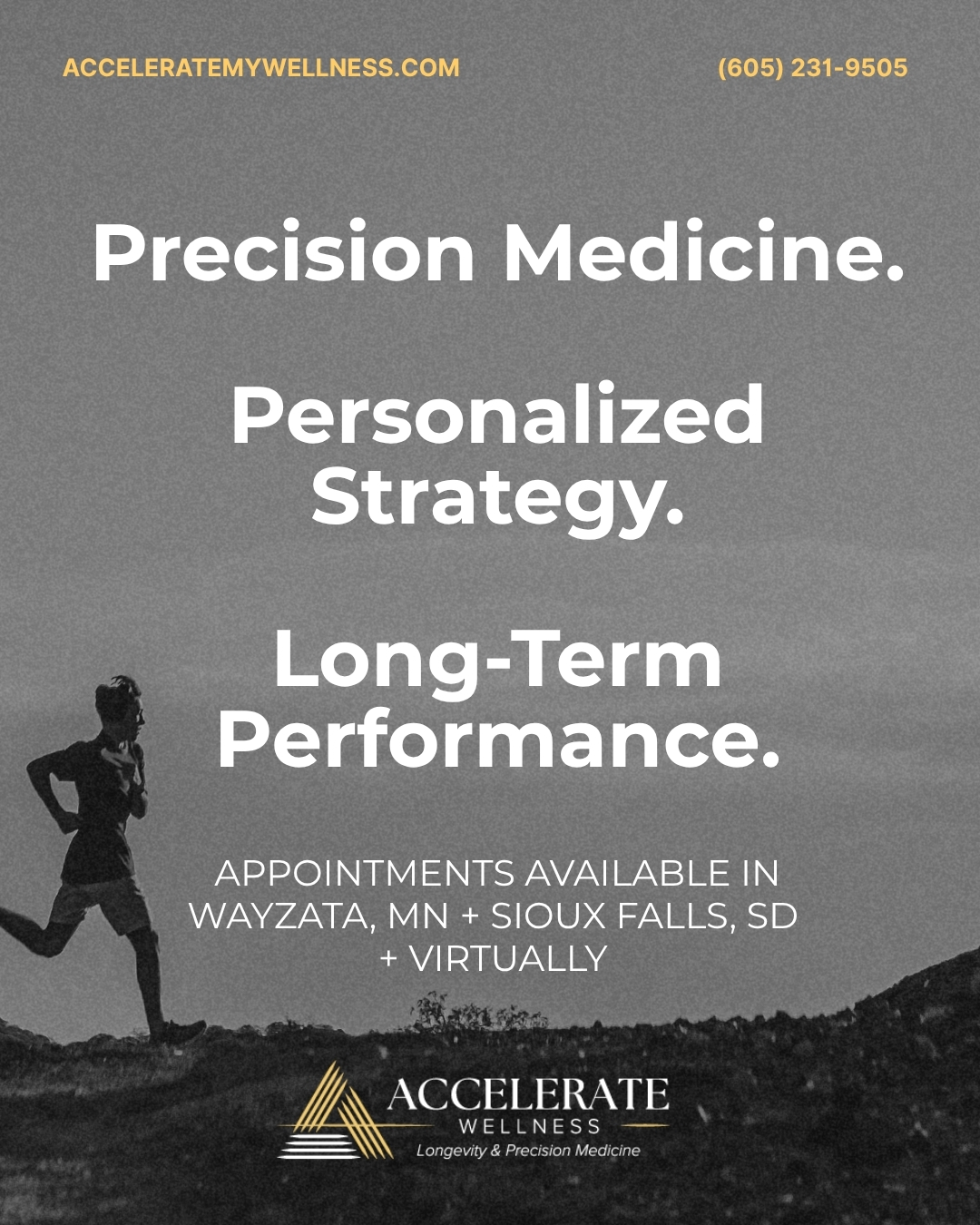 Accelerate Wellness Facebook ad: Precision Medicine Meets Performance