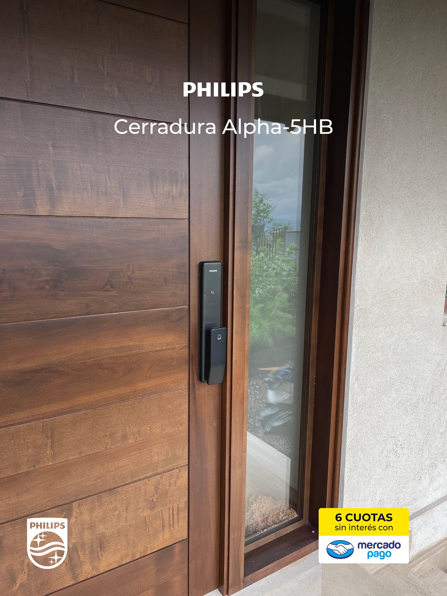 Domótiz Chile Facebook ad: Tu puerta, pero versión revista europea