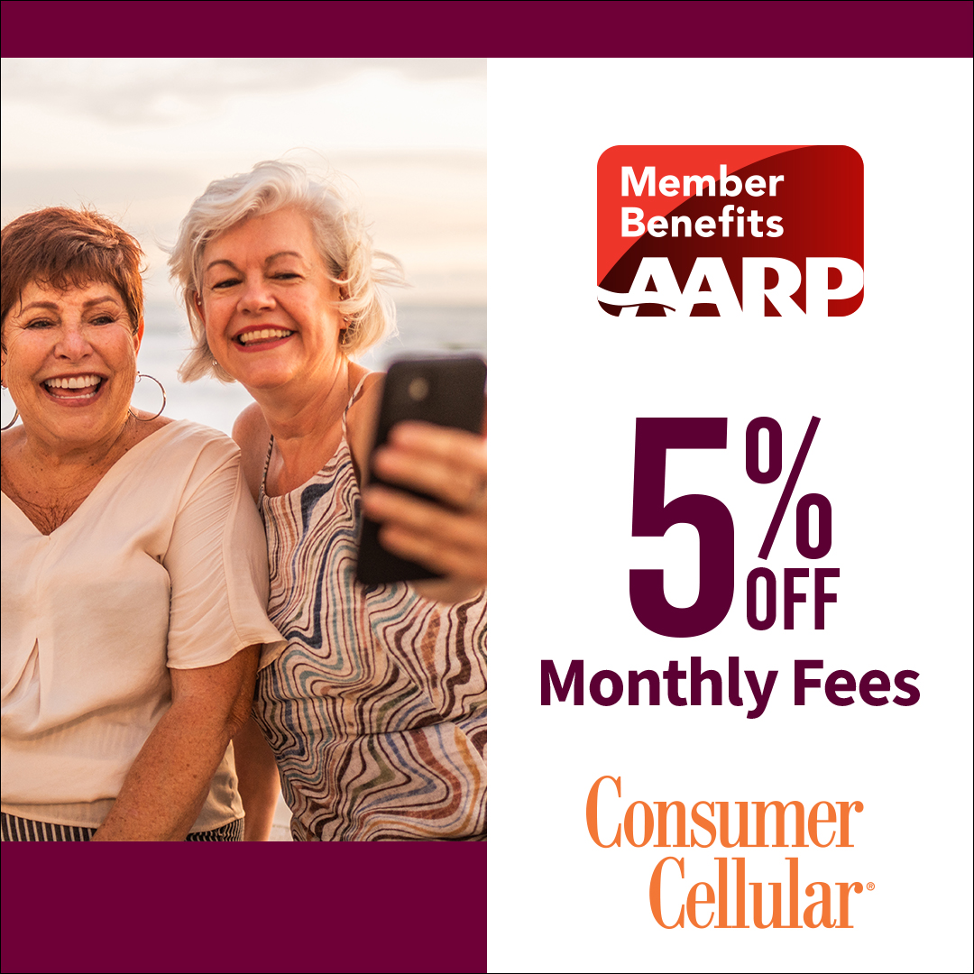 AARP Member Benefits Facebook ad