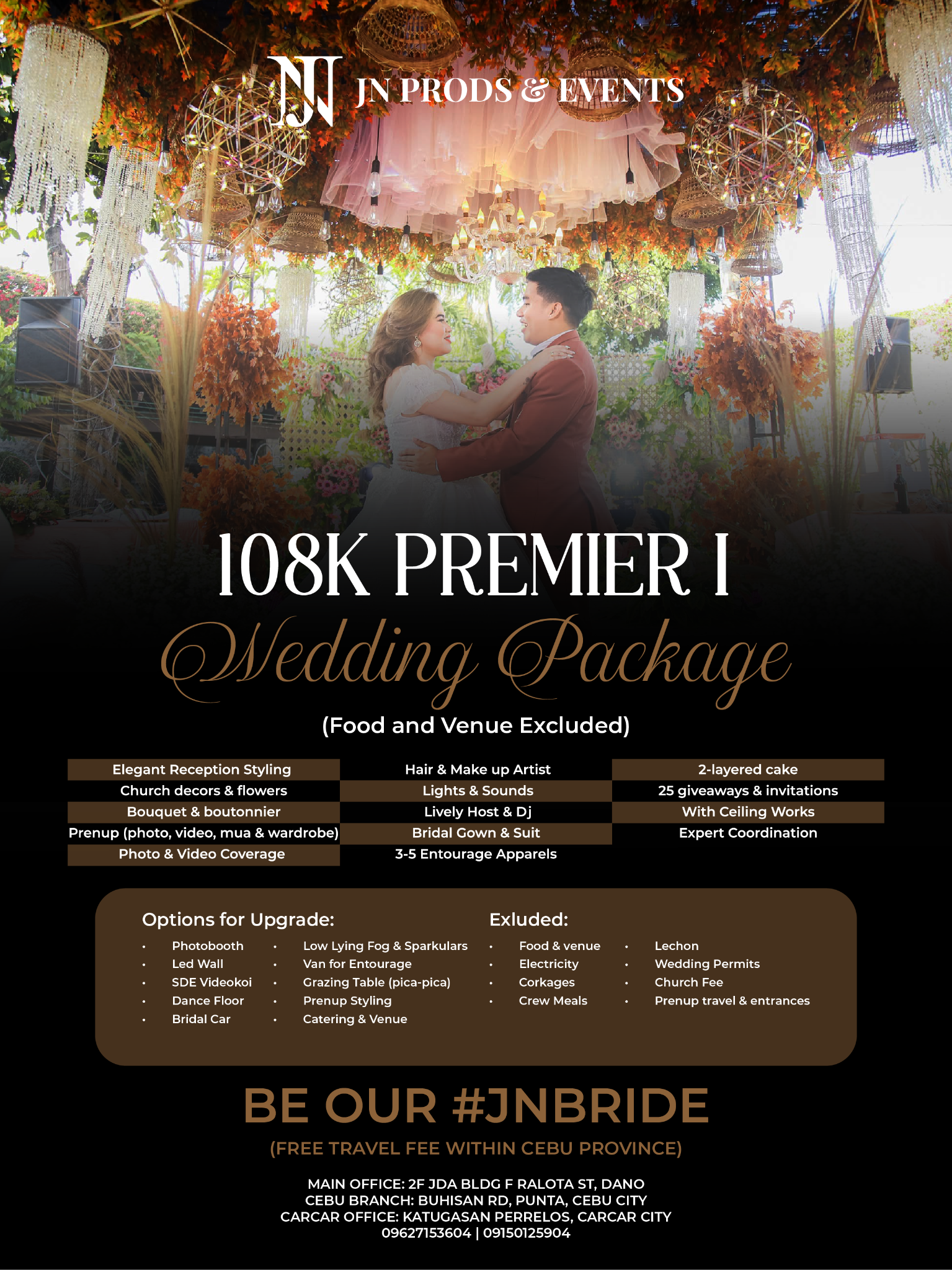 JN Premier Weddings Facebook ad