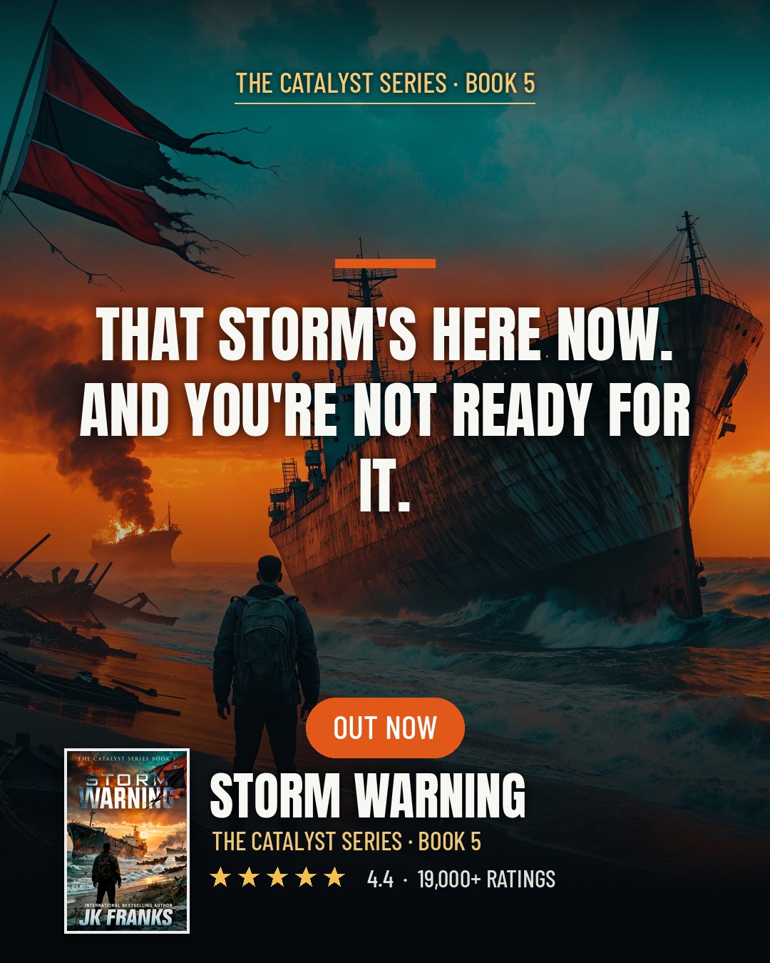 J K Franks Facebook ad: The blackout was the beginning.