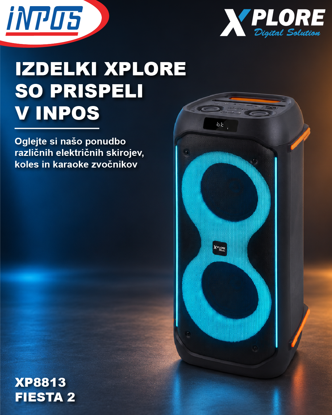 Xplore Slovenija Facebook ad: XPLORE XP8813 FIESTA 2