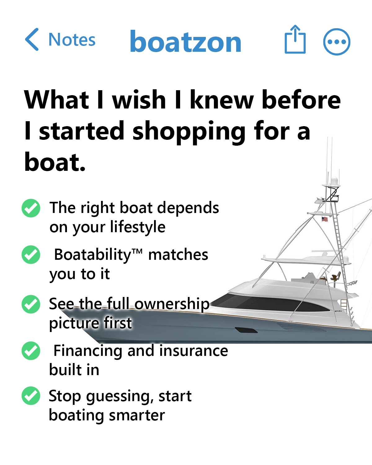 Boatzon Facebook ad