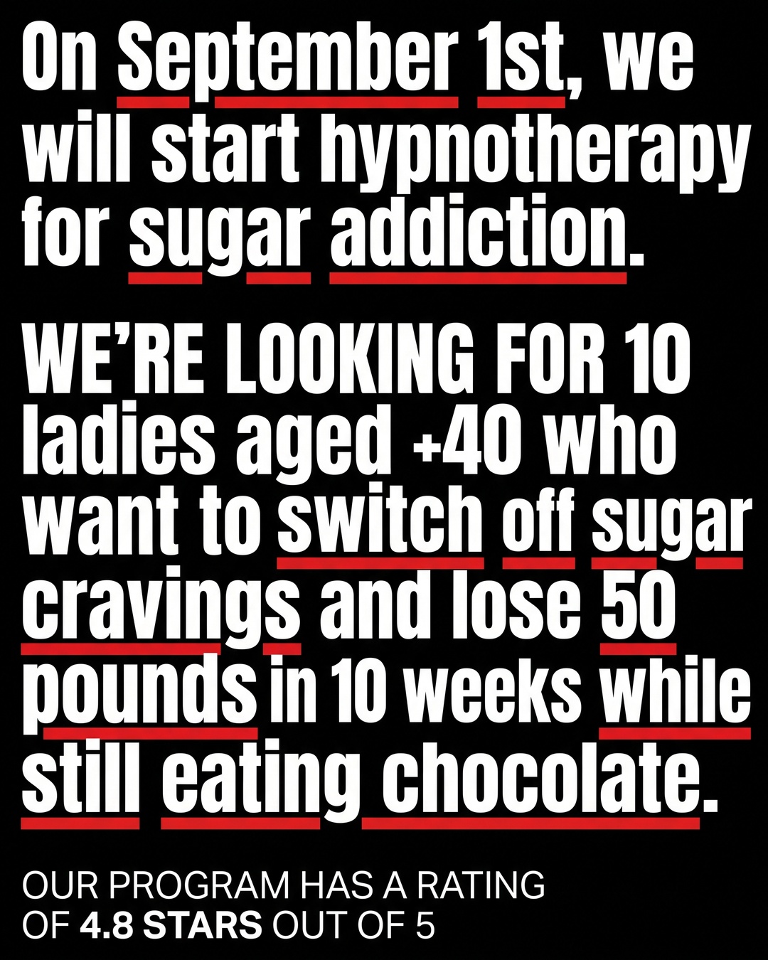 Hypnozio: power of hypnotherapy Facebook ad