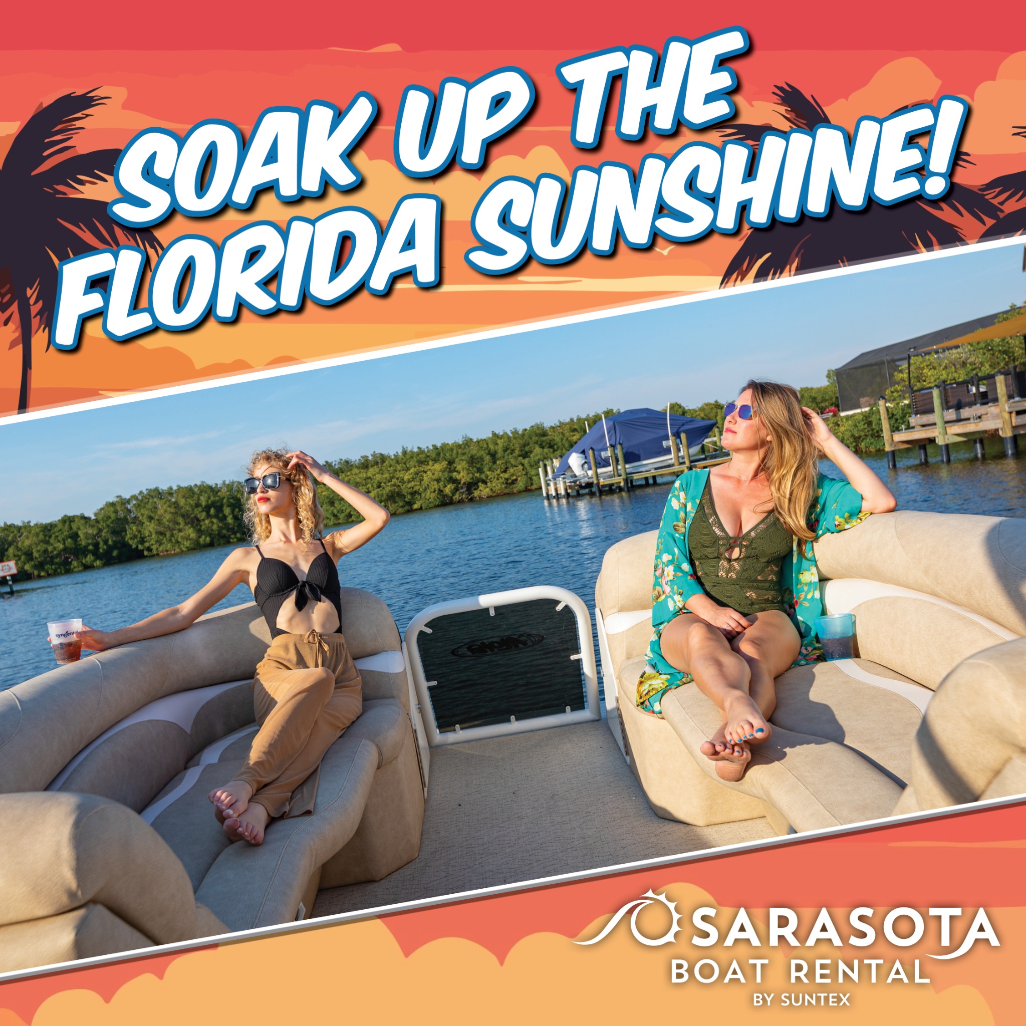 Marina Jack Yacht Basin Facebook ad: Enjoy a relaxing day on the water with…