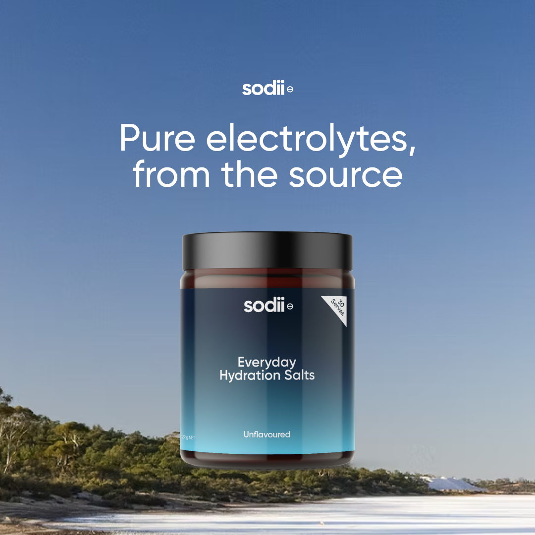 Sodii Hydration Facebook ad from Feb 23, 2026
