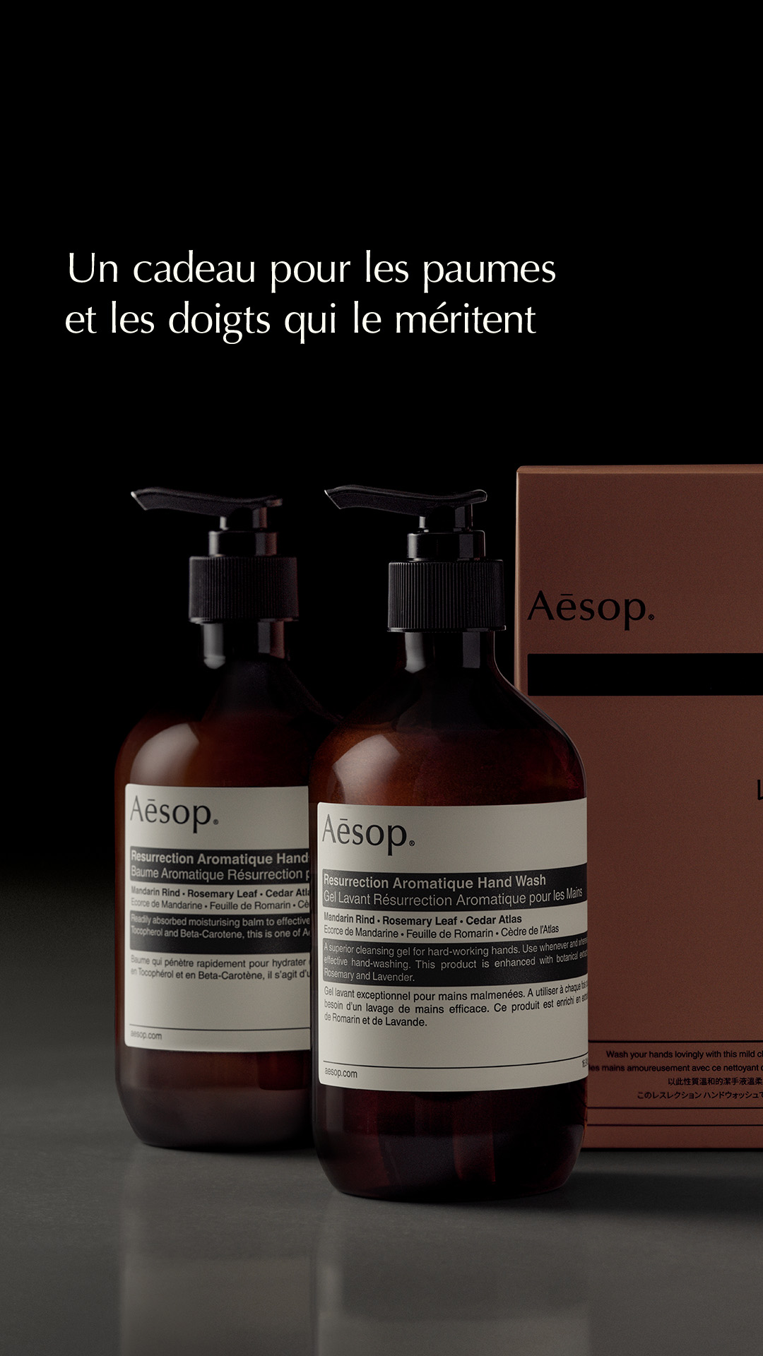 Aesop Facebook ad