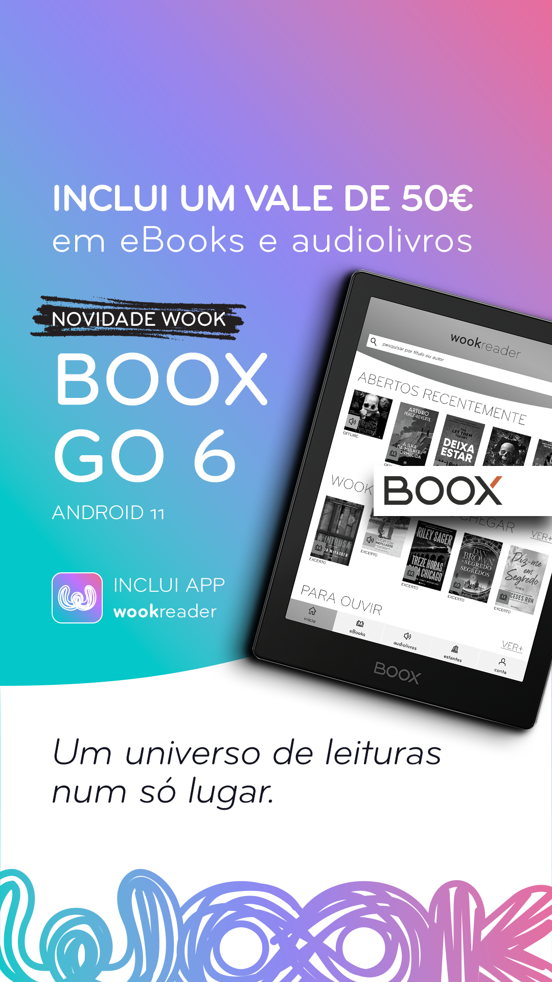 Livraria WOOK Facebook ad from Nov 30, 2025