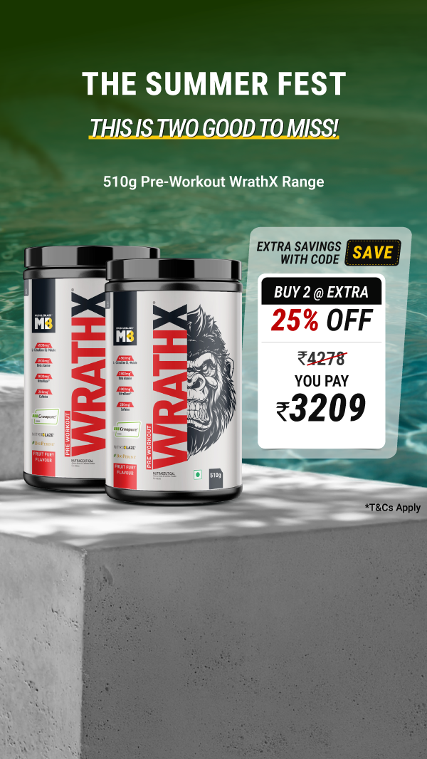 MuscleBlaze Facebook ad