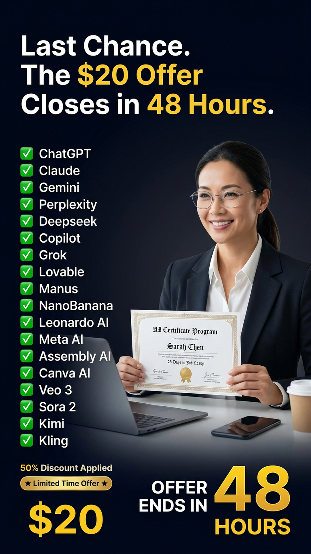 AI Made Simple Facebook ad