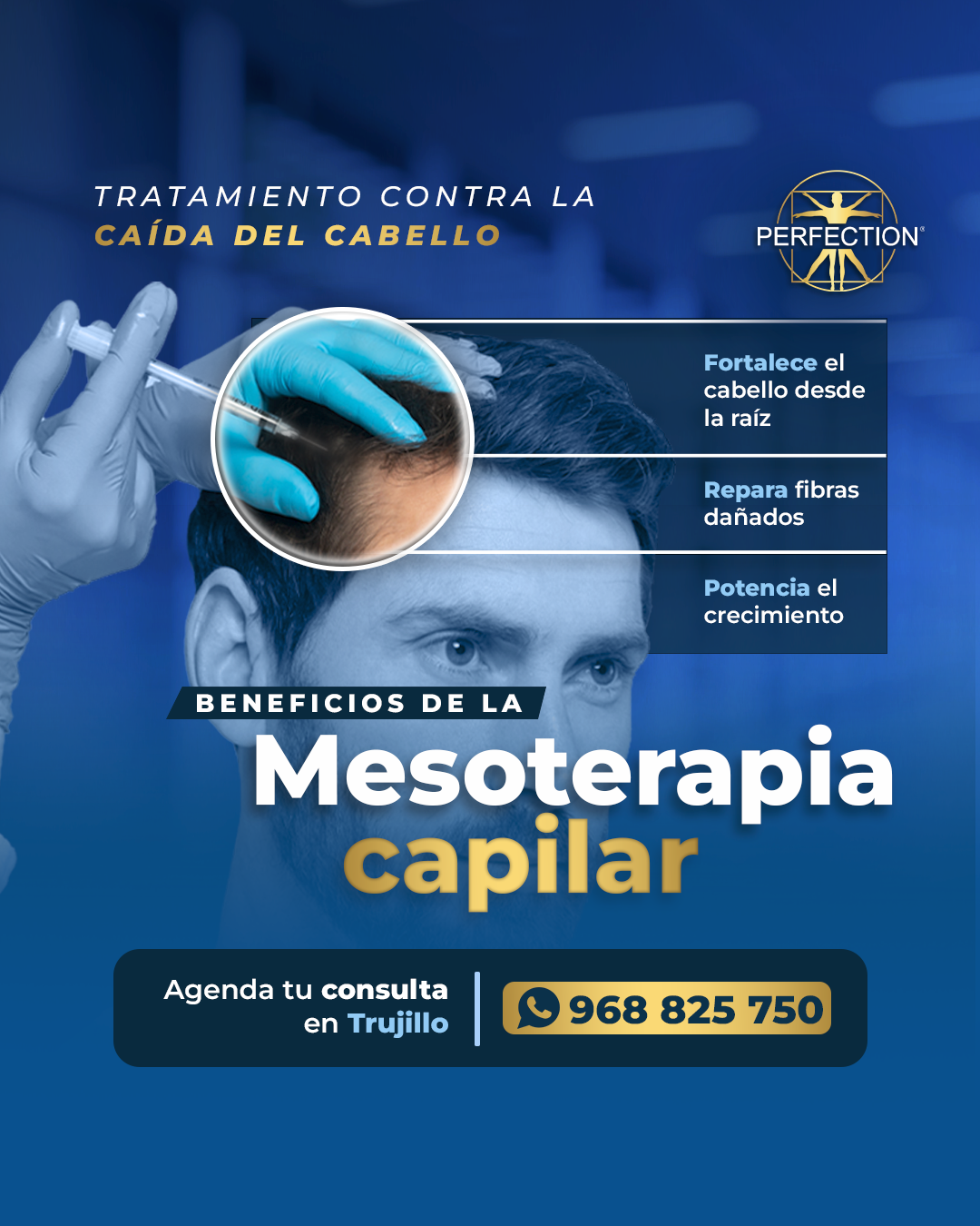 Perfection capilar - Trasplante capilar Facebook ad from Mar 1, 2026