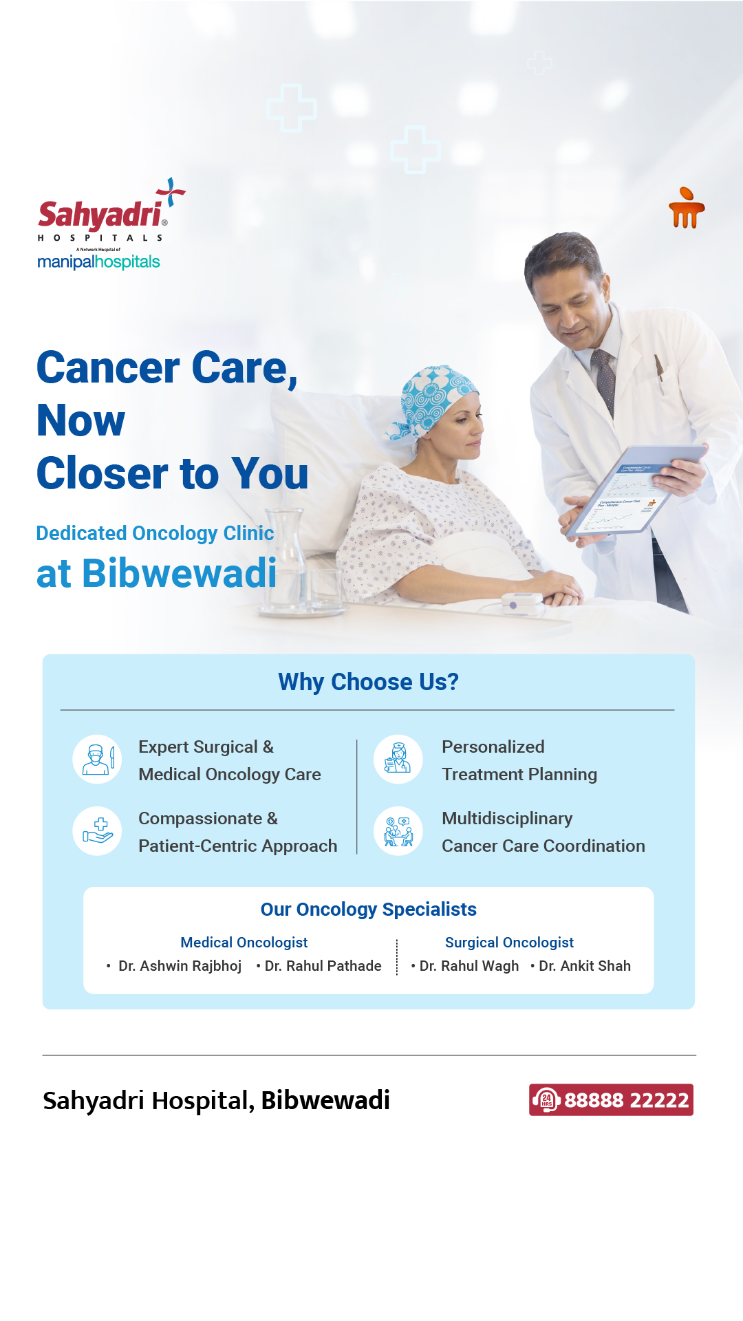 Sahyadri Hospitals Facebook ad: Cancer Care Near You