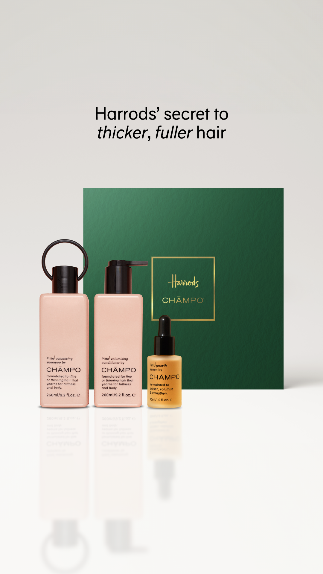 Chāmpo Haircare Facebook ad