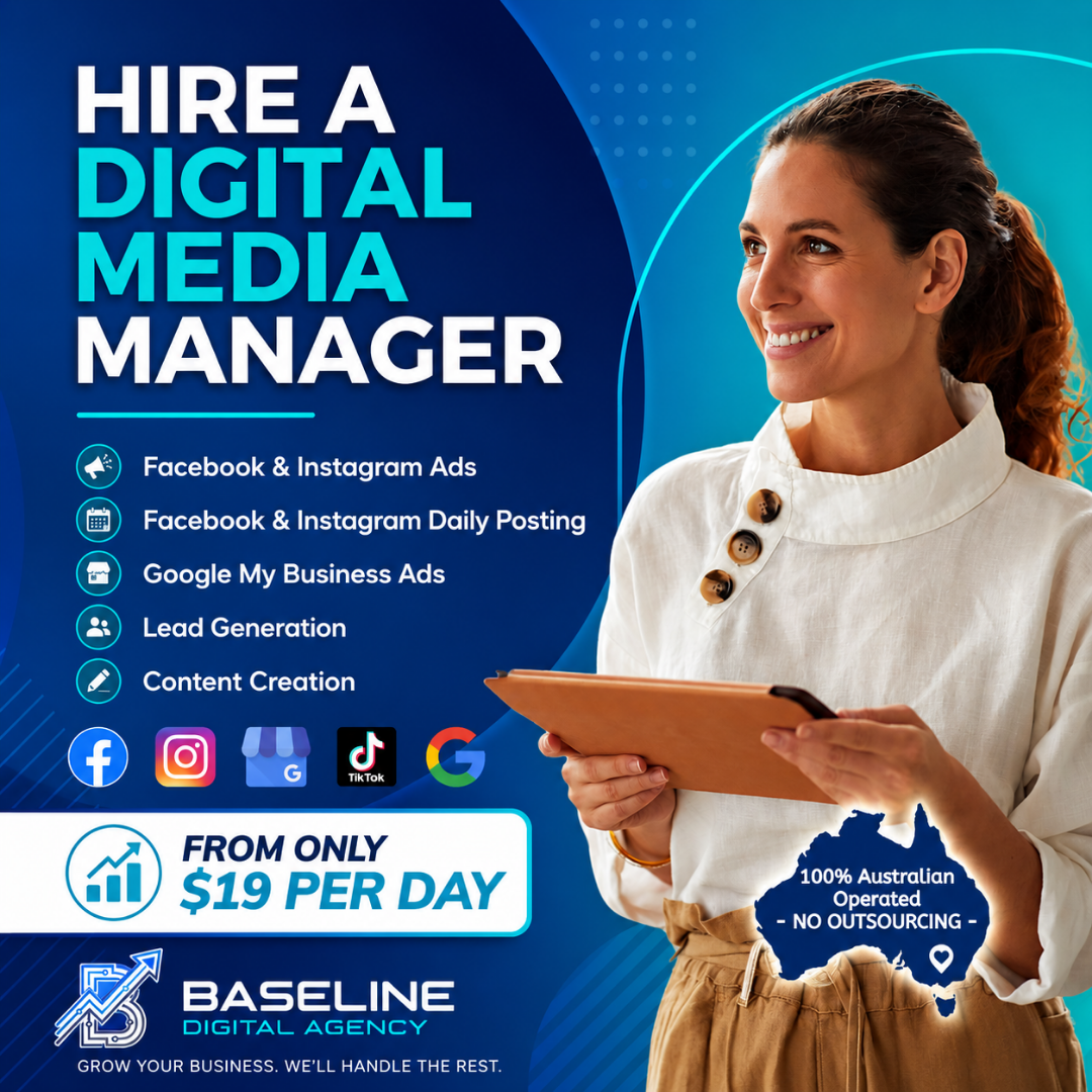Baseline Digital Agency Facebook ad: Book a FREE Consultation