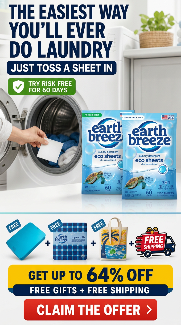 Earth Breeze Facebook ad