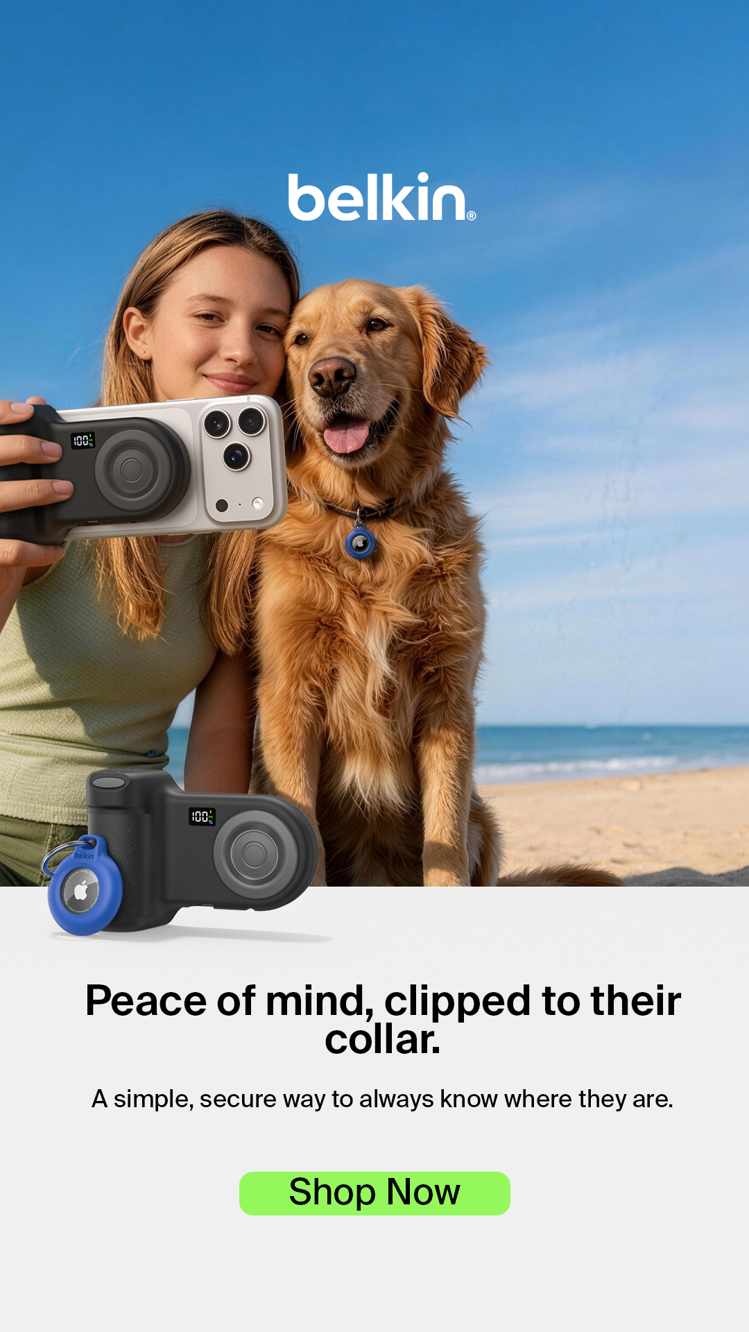 Belkin Facebook ad
