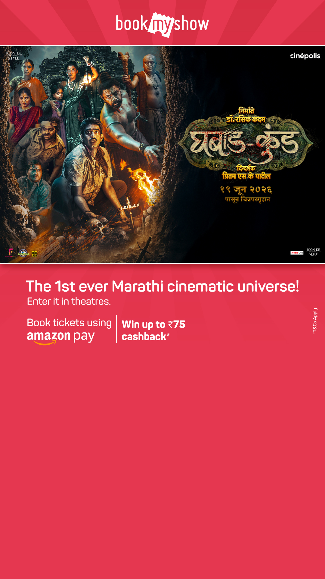 BookMyShow Facebook ad