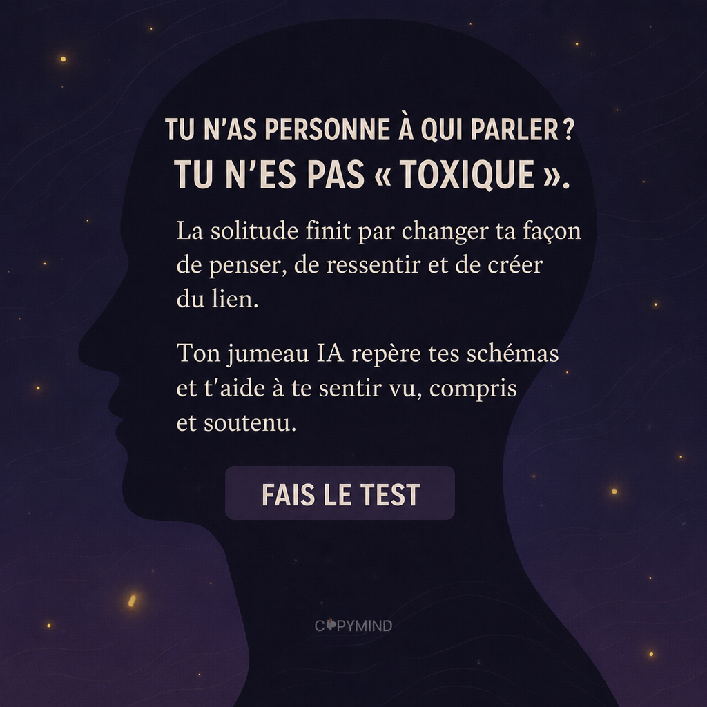 Copymind: AI twin for therapy Facebook ad
