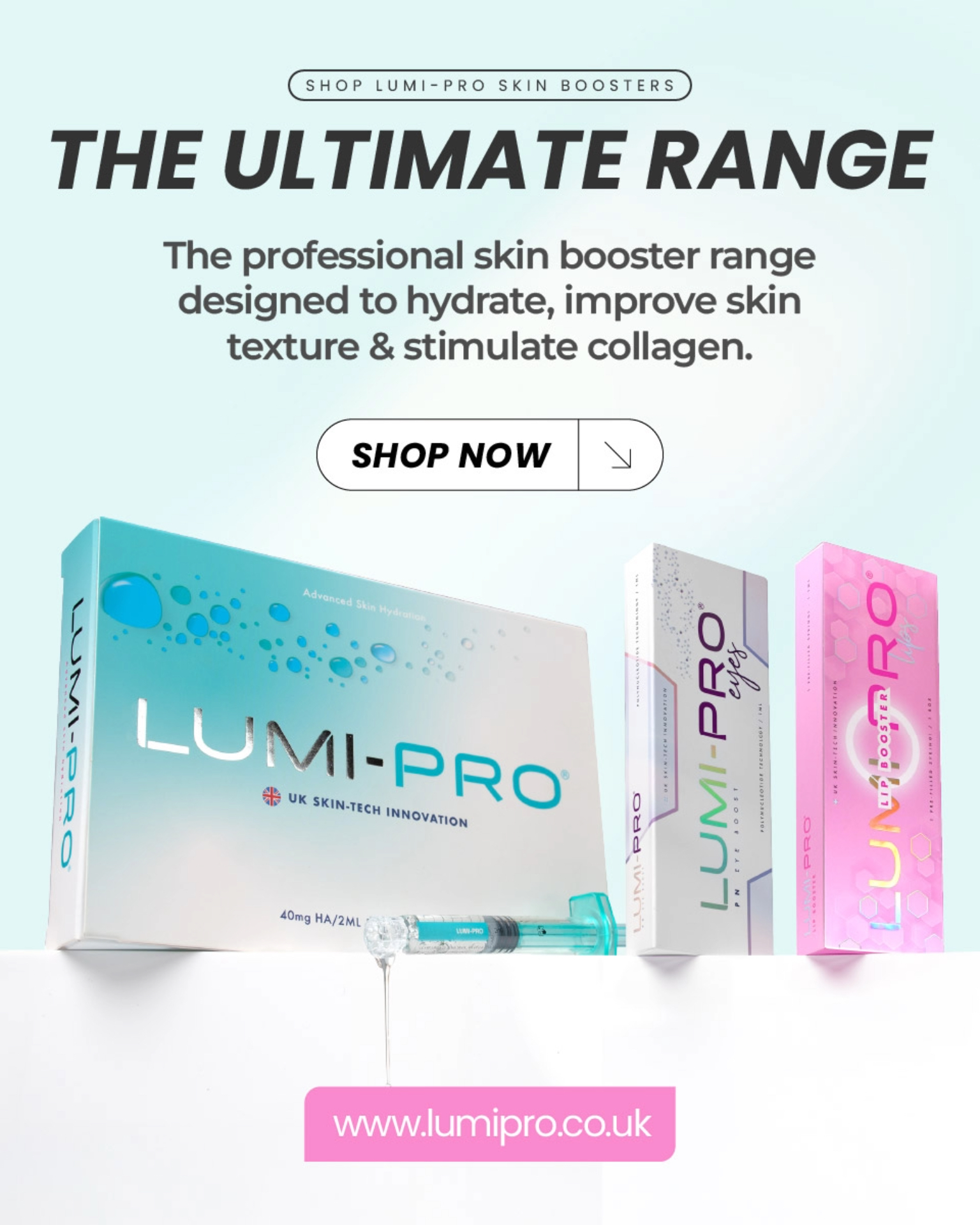Lumi-Pro UK Facebook ad: Shop LUMI-PRO Starter Packs & Bundles