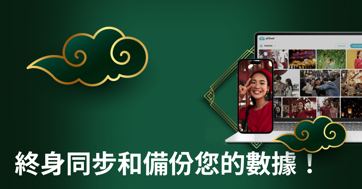 pCloud Facebook ad: 真正屬於您的雲端儲存空間