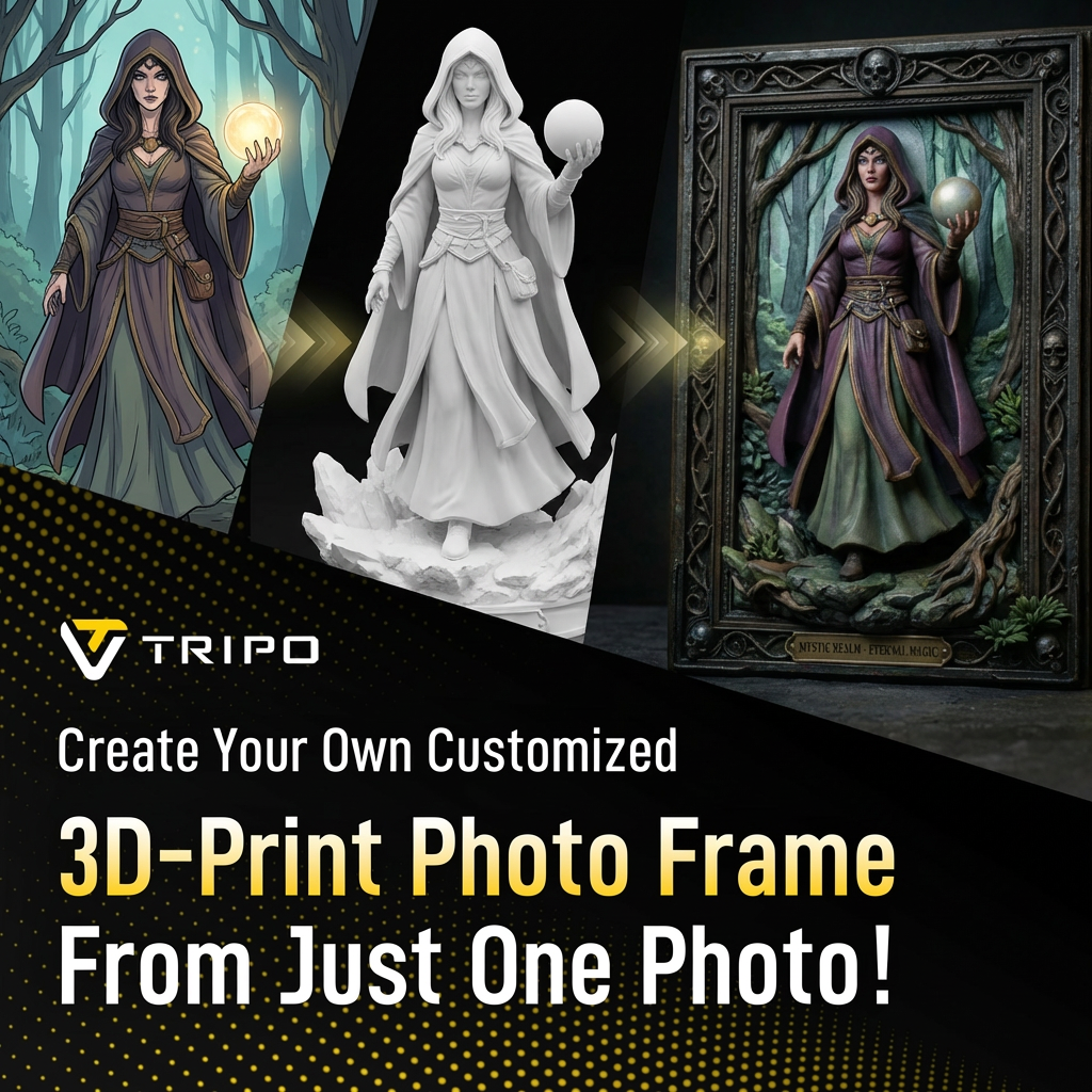 Tripo 3D Facebook ad