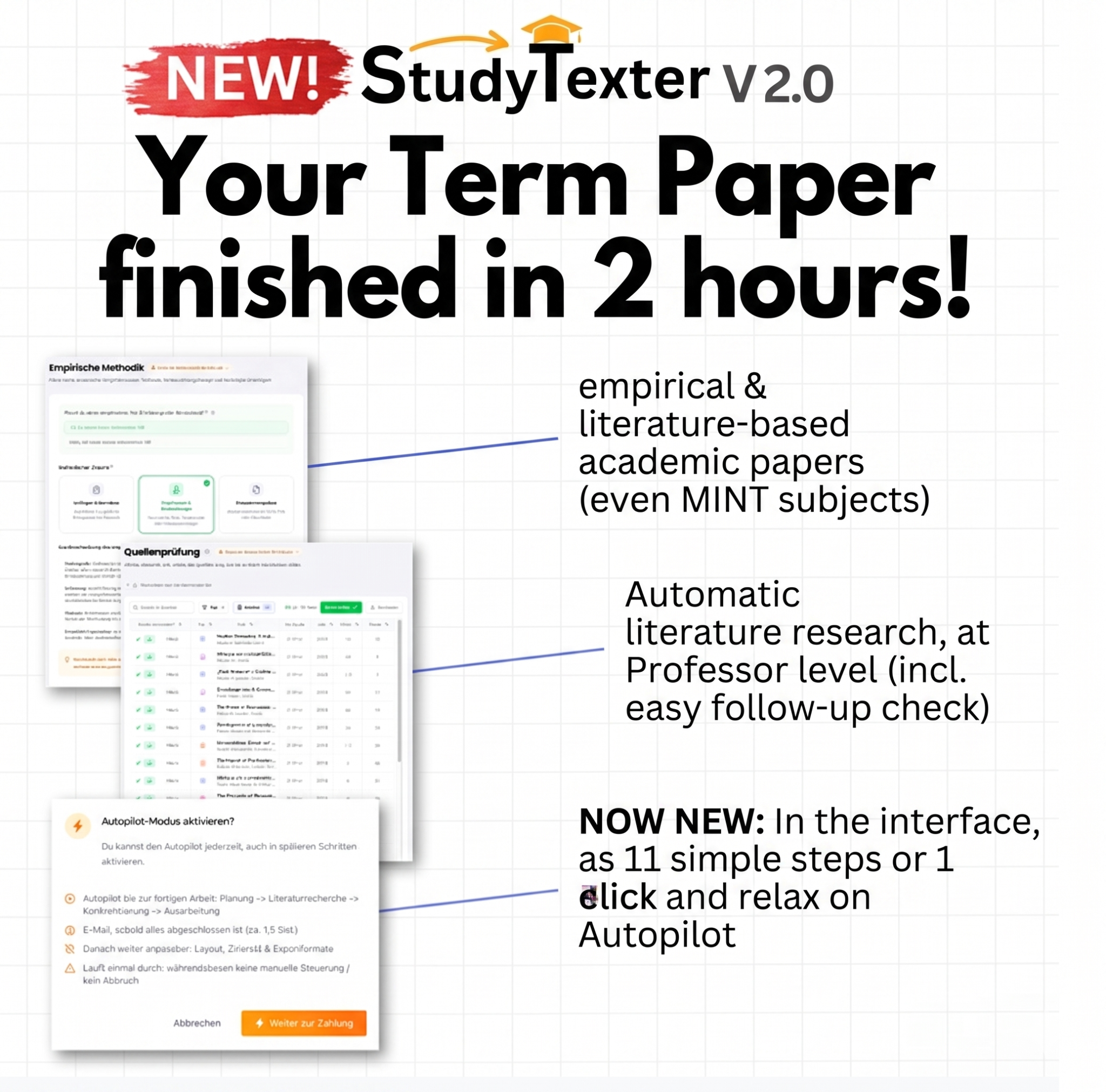 StudyTexter.com Facebook ad