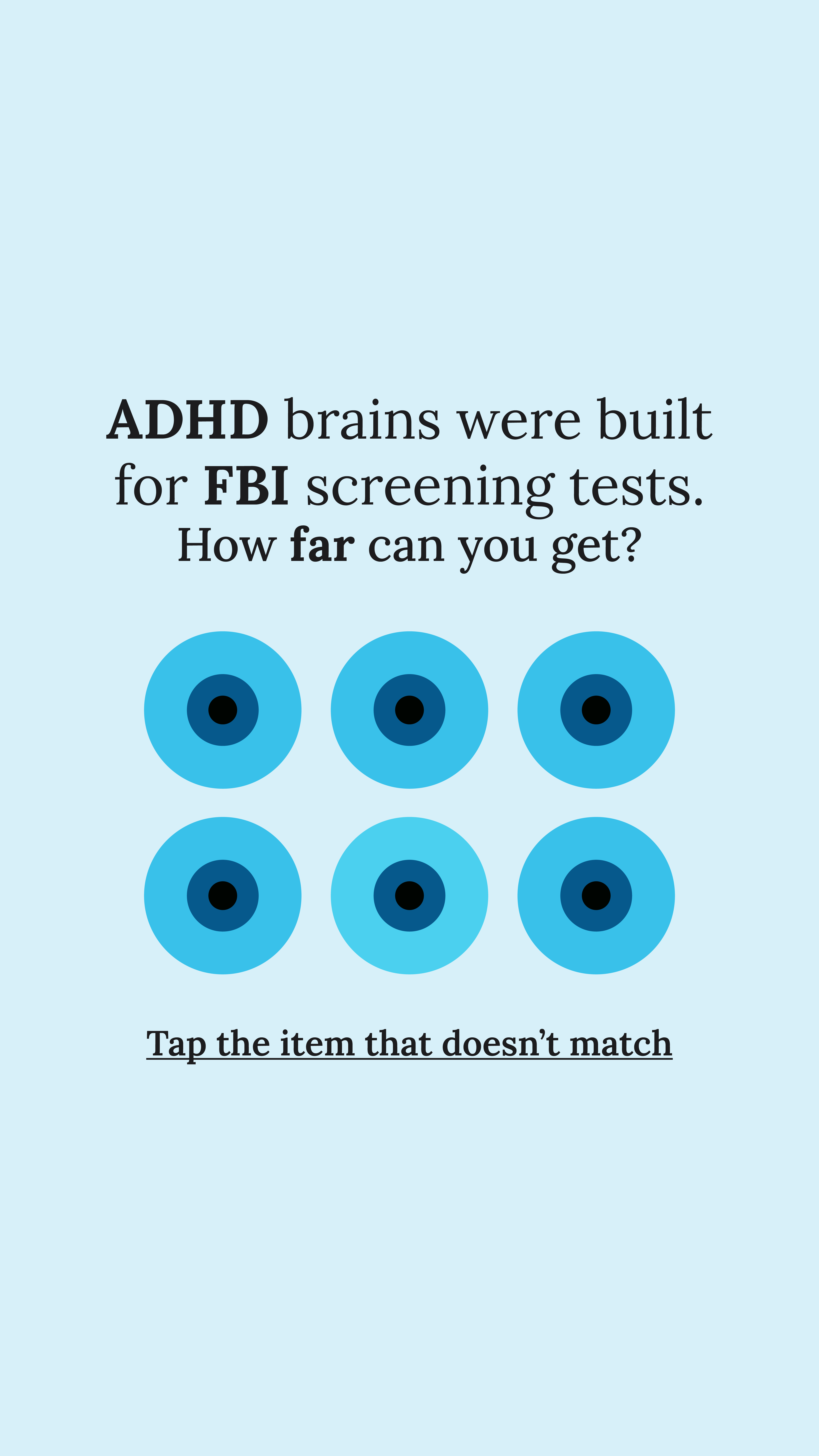 Brain Health Check Facebook ad
