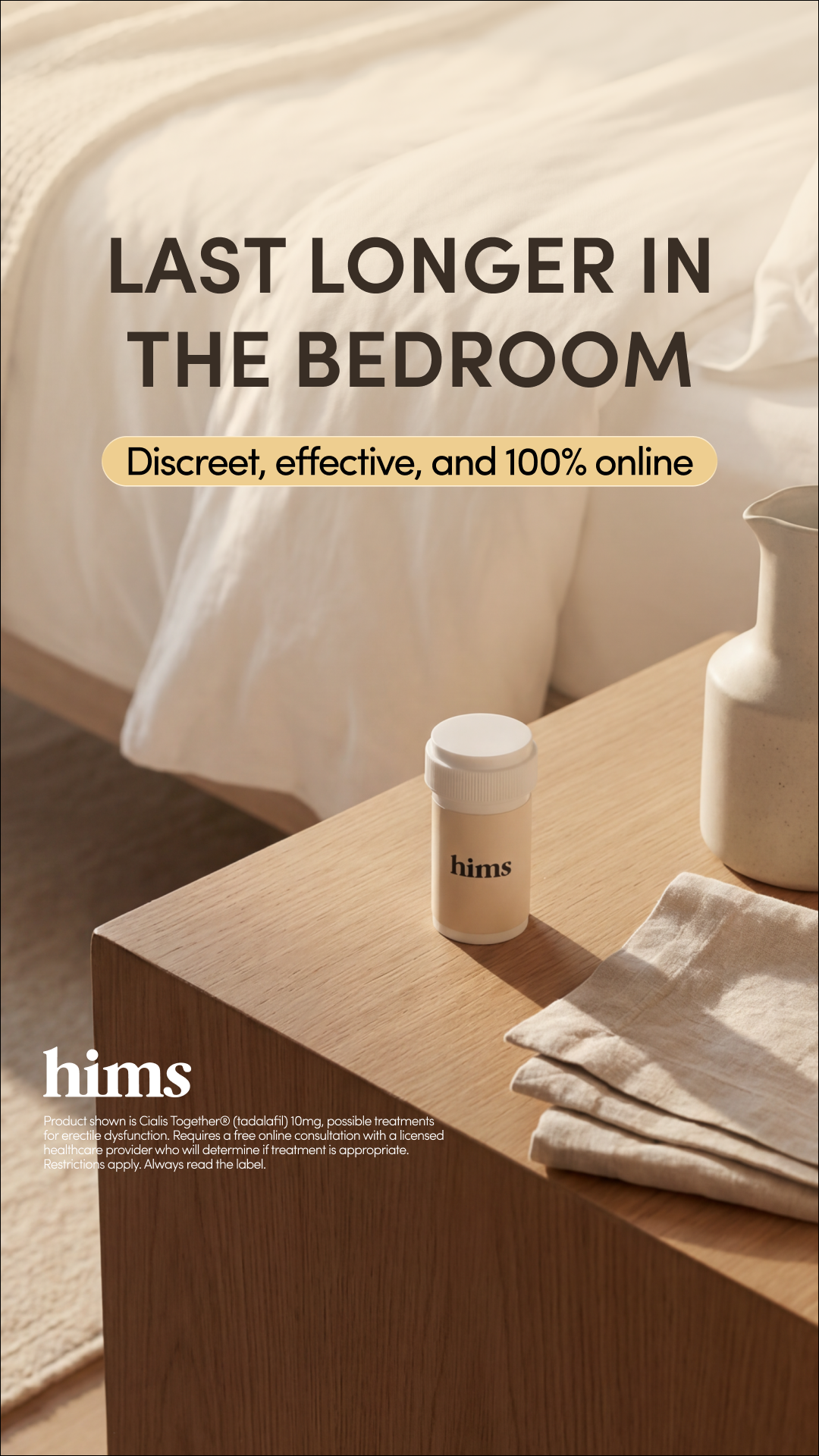 hims Facebook ad