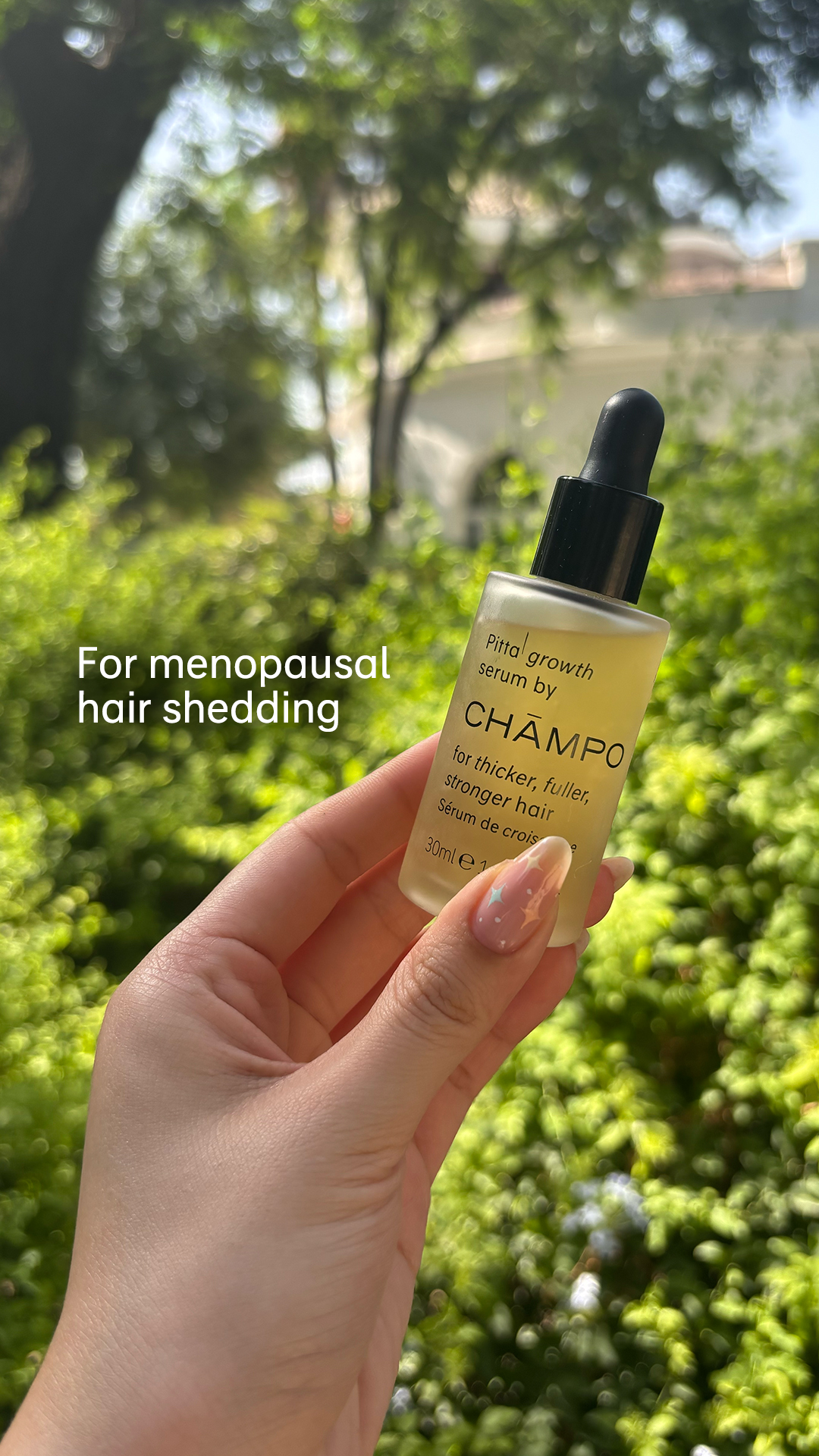 Chāmpo Haircare Facebook ad