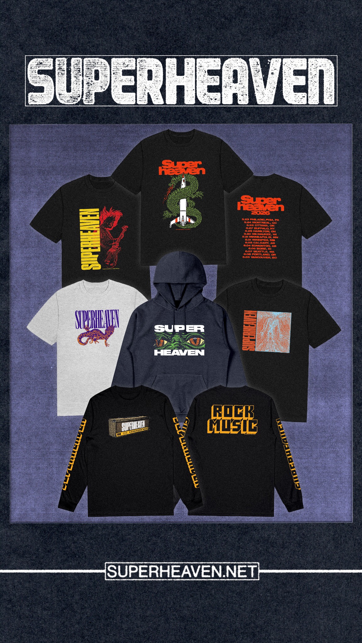 Superheaven Facebook ad: Superheaven | Official Merchandise