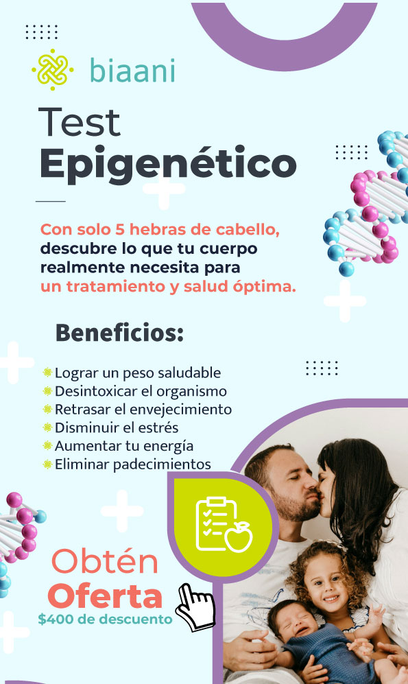 Biaani Medicina Integrativa Facebook ad: Conoce al 100% lo que necesitas